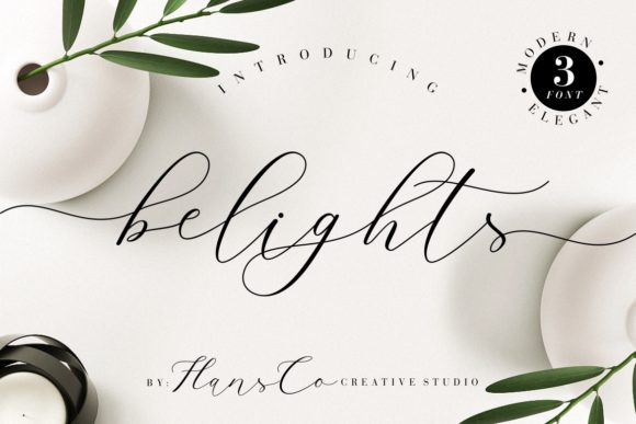Belights: A Beautiful Handwritten Font for Creative Projects
