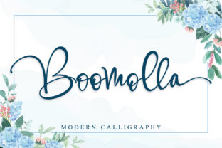 Boomolla: A Modern Handwritten Font with Versatile Style