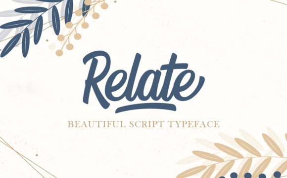 Discover the Beauty of Relate: A Modern Handwritten Font for Creative Professionals