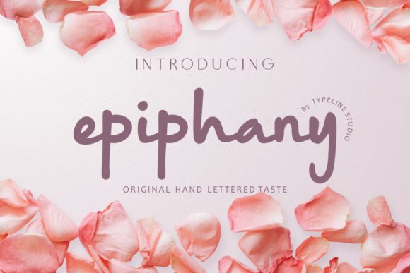 Epiphany: The Delicate Handwritten Font That Transforms Your Projects