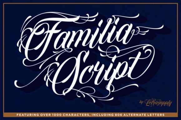 Familia Script: A Timeless Choice for Elegant Typography