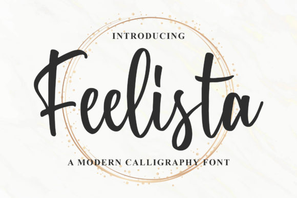 Feelista: A Handwritten Font with Elegance and Versatility