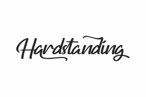 Hardstanding: The Handwritten Font That Elevates Design and Creativity
