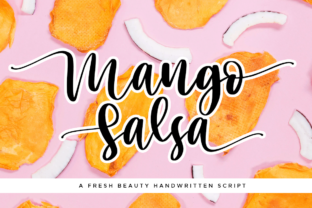 Mango Salsa: A Handwritten Font That Elevates Design with Class and Versatility