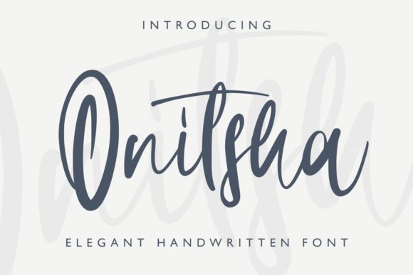 Onitsha: A Handwritten Font That Elevates Personalized Design