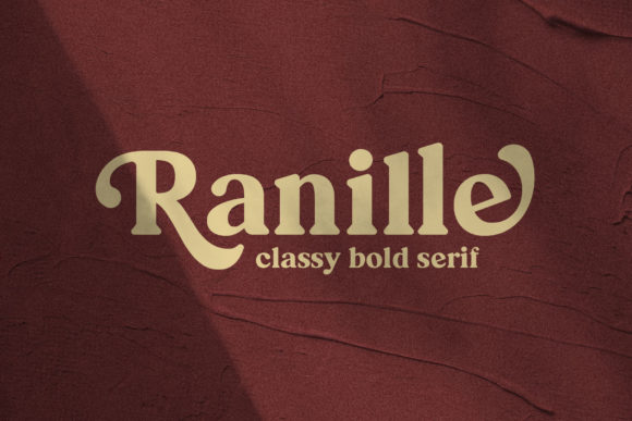 Ranille: A Modern and Classy Serif Font for Elevating Design Projects