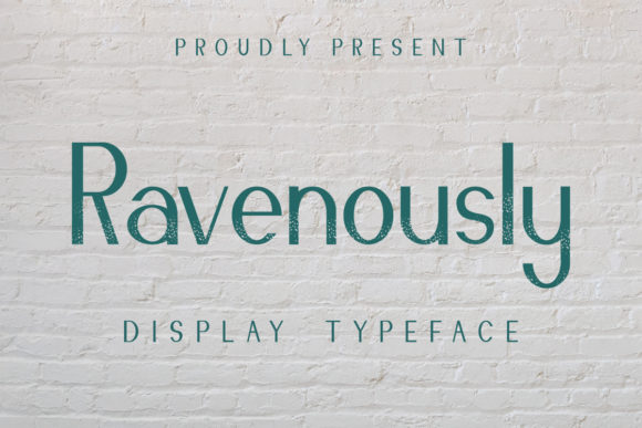 Ravenously: Elevate Your Brand with Modern Serif Typography
