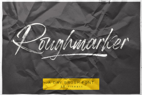 Roughmarker: A Playful Script Font for Creative Projects