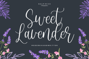 Sweet Lavender: A Handwritten Font That Elevates Design with Timeless Elegance