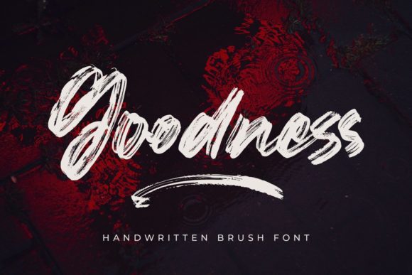 The Goodness of Goodness: A Bold and Quirky Font for Personalized Crafting Projects