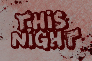 This Night Font: A Bold and Modern Blackletter Choice