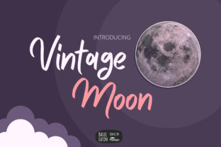 Vintage Moon: A Timeless Handwritten Font for Modern Design